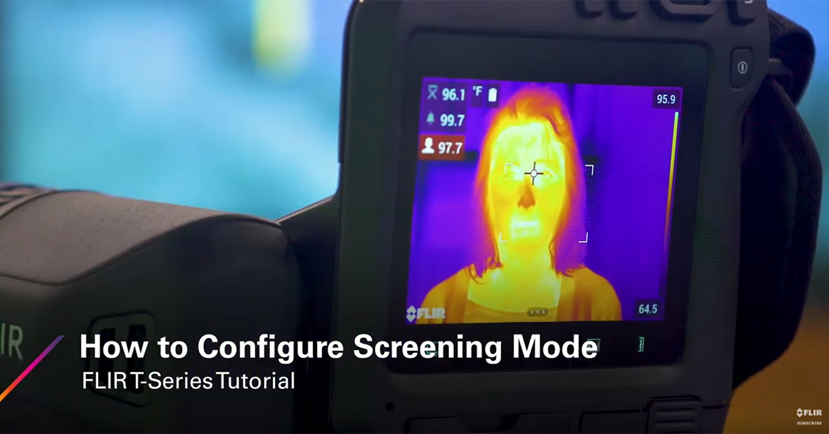 Comment configurer le mode Analyse sur une caméra FLIR série T | Température corporelle élevée